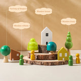 Wooden Forest Blocks – Creatief & Ontwikkeling – Houten Stapel Blokken Set