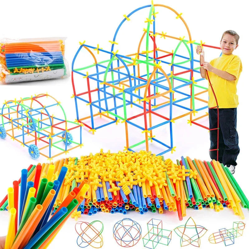 BuildPlay – Fantasie & Vaardigheid – Constructiebuisjes met Connectors