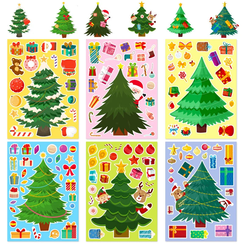 Xmas Tree Stickers™ - Bouw je eigen kerstwonder - DIY Stickers
