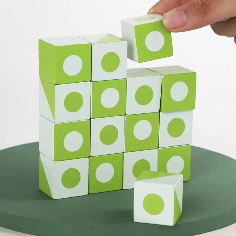 BrainBlocks™ – Slim & Creatief – Houten Geometrisch Denkspel