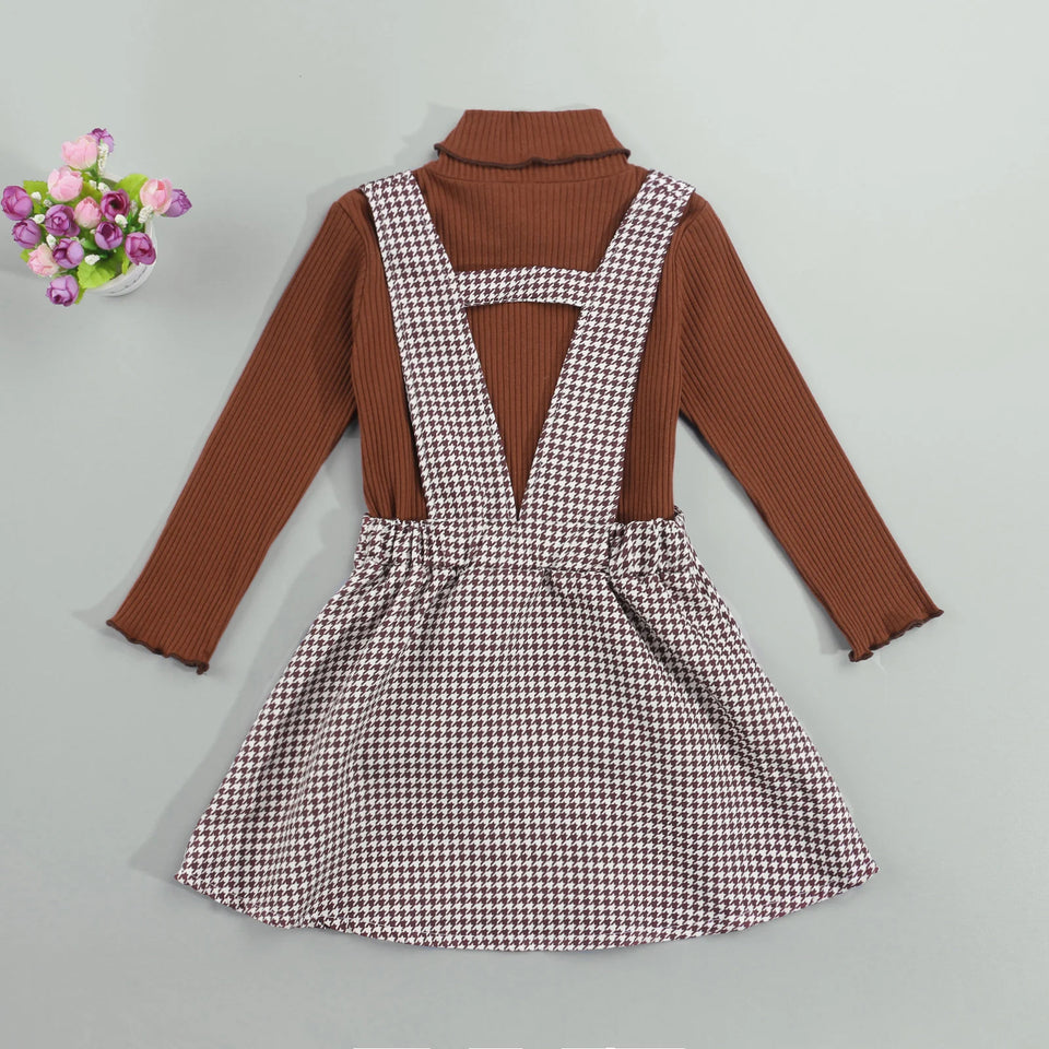 Mini Fashion™ - Schattig en Stijlvol - Tweedelige jurken set