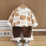 Mini Fashion™ - Warm & Stijlvol - 2-Delige Fleece Set