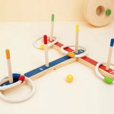Montessori Ring Toss Game – Actief & Leerzaam – Ring Werp Spel