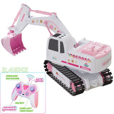 Pink Power Digger™ – Graaffeestje voor Meiden – RC Graafmachine