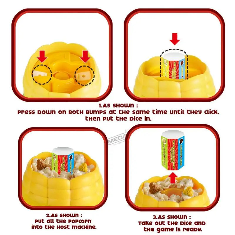 Popcorn Game™ - Knallen met Popcorn - Familiespel