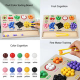 Toddler Clips™ - Fruit & Vorm Match - Sorteerspel