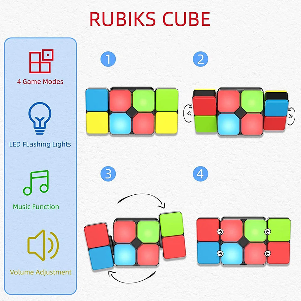 Puzzle Flip Pro™ - Puzzelplezier & muziek in je Handpalm - Puzzelkubus