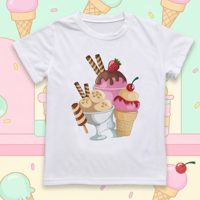 Boys & Girls Summer Tee – Comfort & Speels – Leuke Print Kinder T-shirt