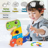 Dino Screwdriver Board™ - Draai & Ontdek - Sensorisch Speelgoed