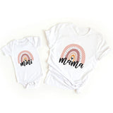 Mini Fashion™ - Mama & Dochter - Matchende Shirt & Romper