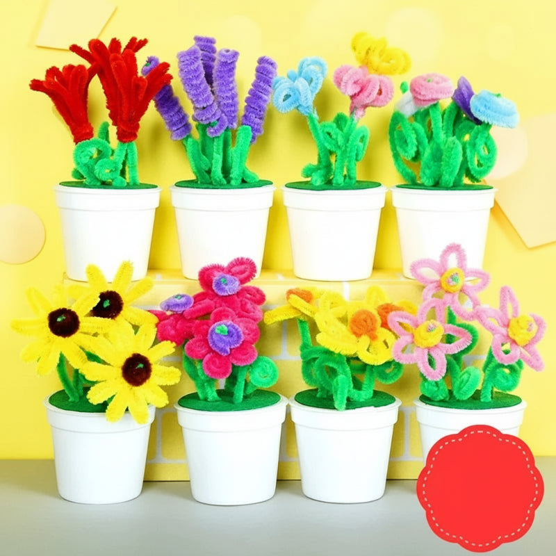 CraftBloom – Kleurrijk & Creatief – DIY Bloempot Knutselset