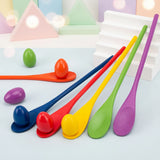 Wooden Egg Spoon Game – Motoriek & Leren – Eierrace Balans Spel