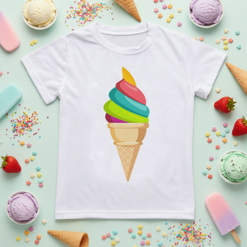 Boys & Girls Summer Tee – Comfort & Speels – Leuke Print Kinder T-shirt