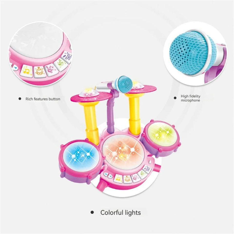 Kids Drumset™ - Kleintjes aan de Slag - Speelgoed Drumset
