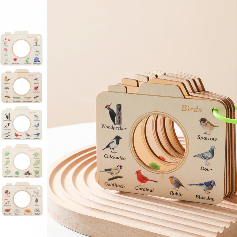 NatureBook – Natuur Ontdekset – Educatief Houten Kijkraam