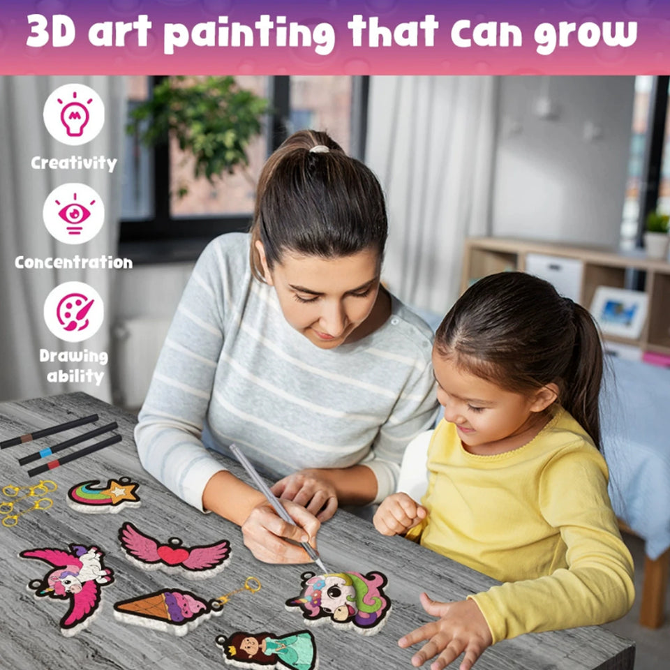 Magic Puff Paint – Creatief & Interactief – Knutsel Set met magische schuimtextuur