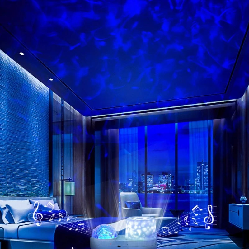 OceanGlow – Rustgevend & Magisch – Sterrenhemel Projectie Nachtlamp
