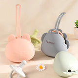 Personalized Pacifier Case – Gegraveerd & Praktisch – Gepersonaliseerde fopspeen houder