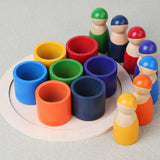 Rainbow Puzzle™ – Kleurrijk & Creatief – Houten Sorteer Speelgoed