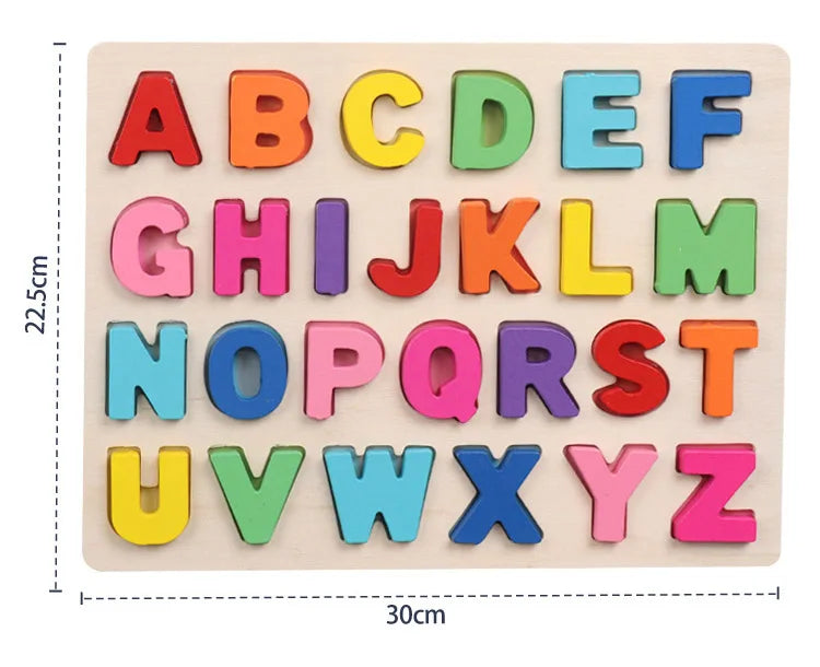 AlphaBlocks – Houten & Educatief – 3D-letterpuzzel