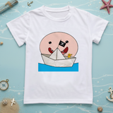 Boys & Girls Summer Tee – Comfort & Speels – Leuke Print Kinder T-shirt