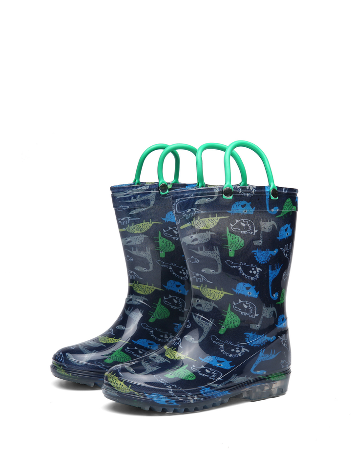 RainySteps – Gemakkelijk & Waterdicht – Regenlaarzen met Print & lus