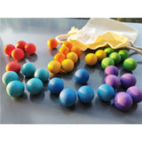Rainbow Balls™ – Houten Ballen Regenboog