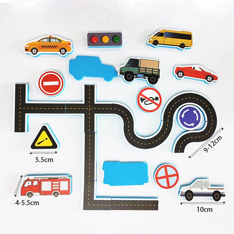 Bath Cars™ - Enorm Plezier In Bad -  Foam Verkeer Badspeelgoed Set
