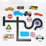 Bath Cars™ - Enorm Plezier In Bad -  Foam Verkeer Badspeelgoed Set
