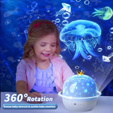 CosmoGlow – Dromerig & Creatief – Galaxy Projector Nachtlamp met 360° Rotatie