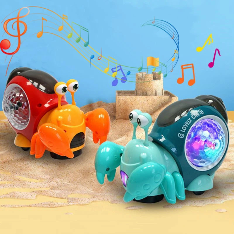 Music Snail™ -  Lichtgevend Speelmaatje - Speelgoed Slak & Krab