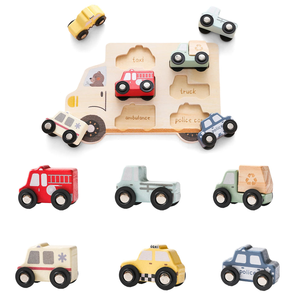 Woods™ – Puzzel Avontuur – Houten Auto Puzzel