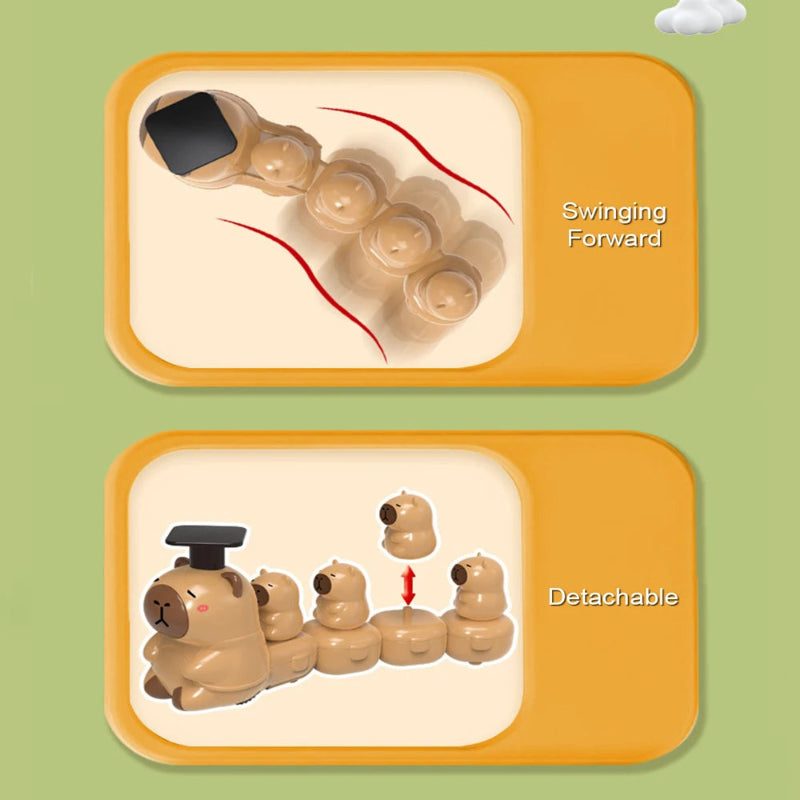 Capybara Train Toy – Speels & Schattig – Druk Trein