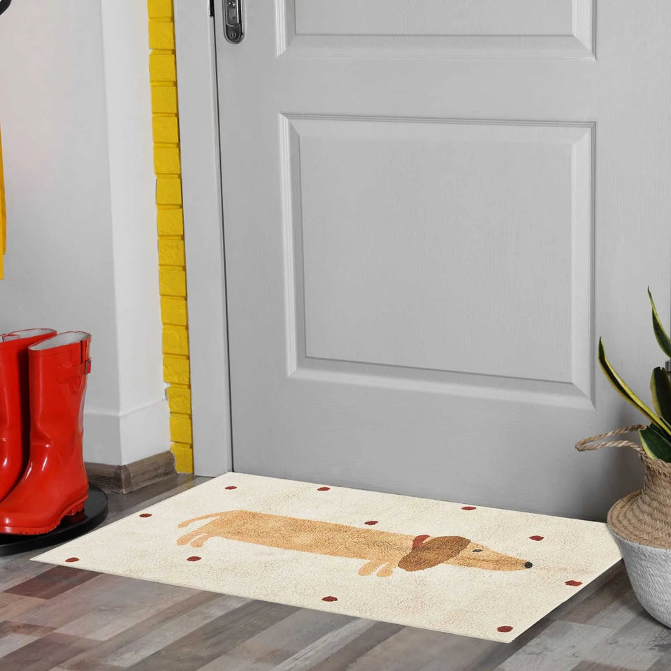 Little Haven™ - Zacht & Comfortabel - Tapijt Met Teckelprint