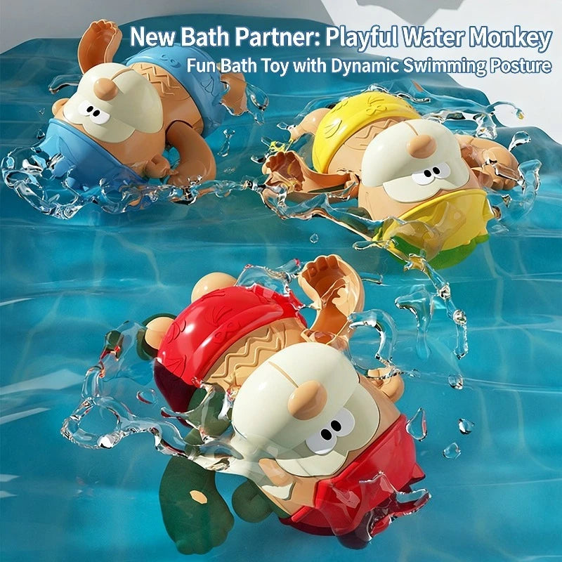 Clockwork Monkey Toy – Speels & Waterplezier – Opwindbaar Badspeeltje