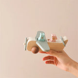 Woods™ - Bevorder Creativiteit & Motoriek - Houten Montessori Vliegtuig Speelgoed