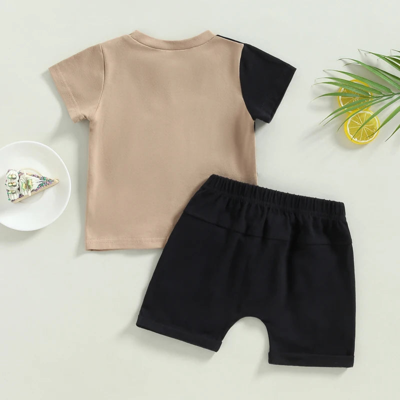 Mini Fashion™ - Modieuze Kleuren - Jongens Zomerset