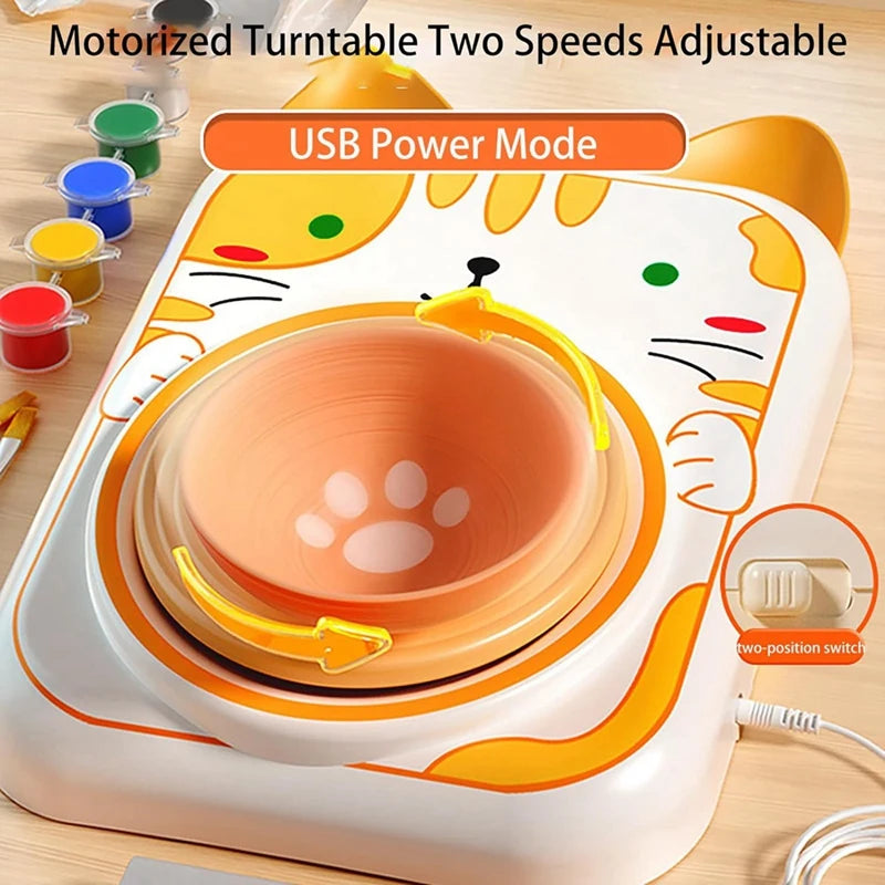 Pottery Set™ - Kleine Kunstenaars - Kinder Pottenbakset