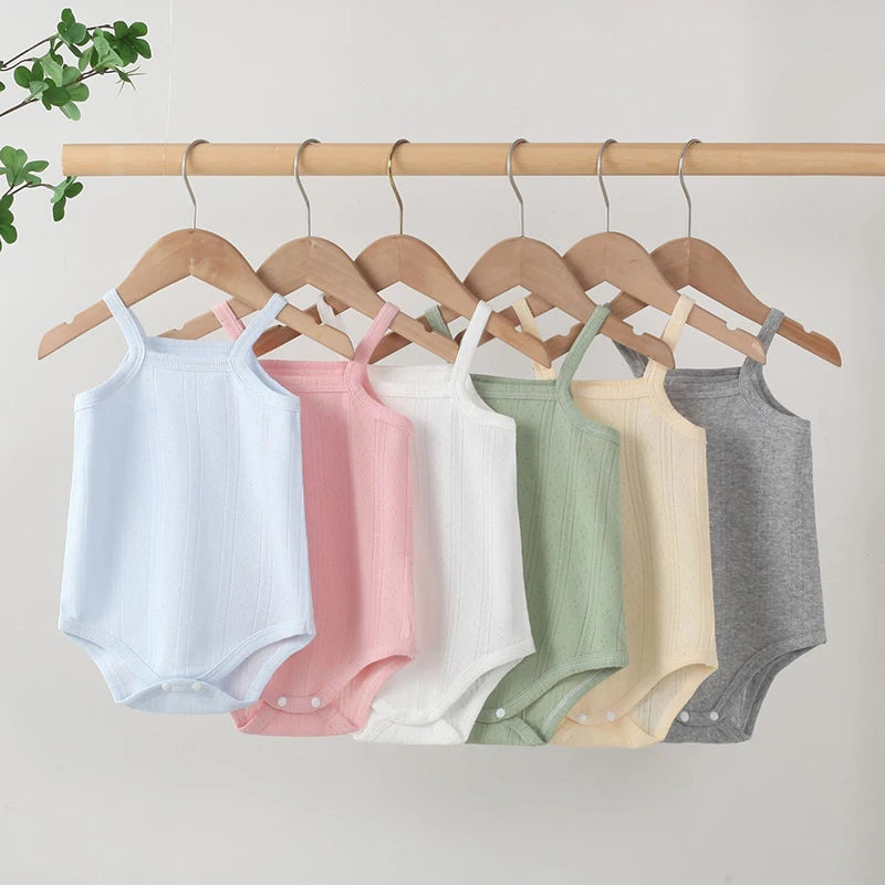 Summer Bodysuit – Luchtig & Comfort – Gebreide Baby Romper