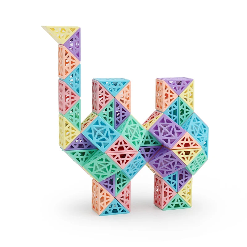 Snake Cube Set™ - Bouw, Draai & Ontdek - Bouwblokkenset