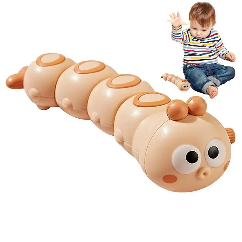 Crawling Caterpillar™ - Wiebelen met de Rupsmobiel - Opwindbare Rups