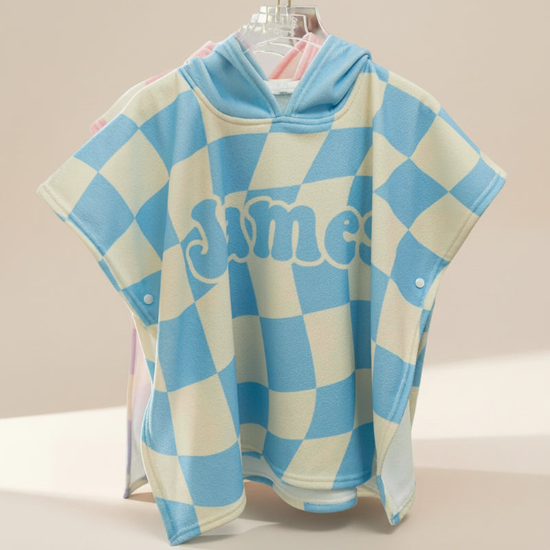 Personalized Hooded Towel – Zacht & Uniek – Gepersonaliseerde Kinder Badcape