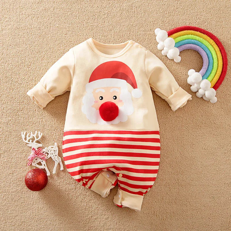 Mini Fashion™ - Zacht Materiaal - Baby Kerstkostuum