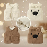 Baby Bear Fleece Vest – Warm & Zacht – Kinder Beer Vest