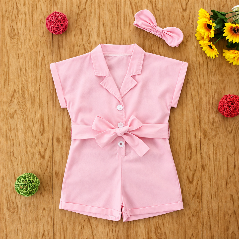 LittleLady – Elegant & Trends – Jumpsuit met Strik Tailleband