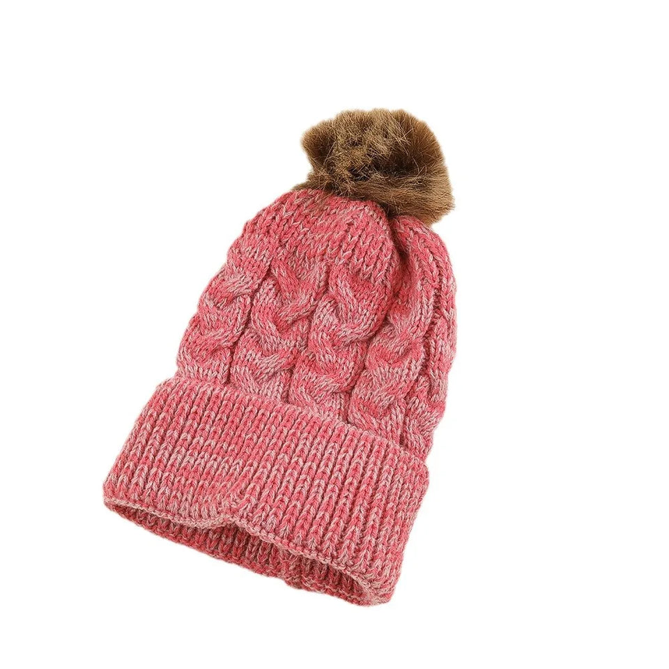 Mini Fashion™ - Eigen lettertype - Muts met pompon