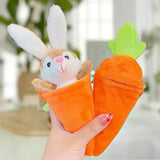 Personalized Bunny – Ultiem Paascadeau - Pluche wortelkonijn met naam