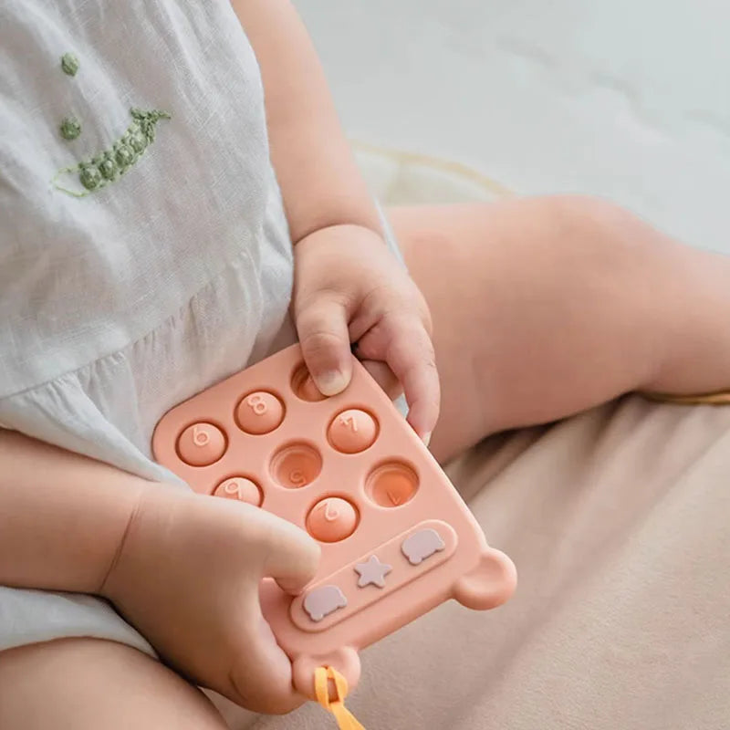 Fidget Toy™ - Bijtring & Fidget speelgoed in 1 - Siliconen Fidget Telefoon