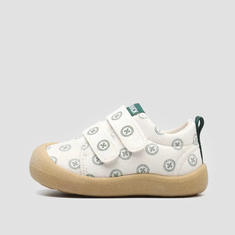 Mini Fashion™ - Ademend Materiaal - Schoenen met print