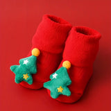 BabyClaus – Dik & Comfortabel – Winter Kerst Sokken met Santa